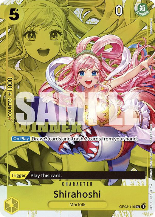 Shirahoshi (Winner Pack Vol. 6) OP03-116 UC Foil