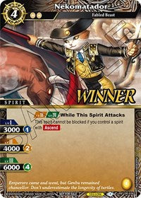 Nekomatador (Tournament Pack Vol. 4 -Winner-) | Launch & Event Promos | Promo | Holofoil | #PR-036