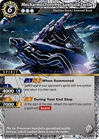 Mecharmor Fortress Sawback Turtle (Tournament Pack Vol. 4) | Launch & Event Promos | Promo | Normal | #PR-038