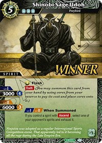 Shinobi Sage Udoh (Tournament Pack Vol. 4 -Winner-) | Launch & Event Promos | Promo | Holofoil | #PR-040