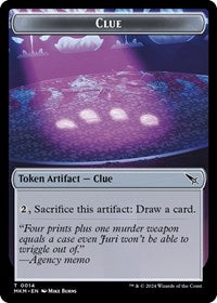 Clue (0014) // A 0041 Double-Sided Token 14 // 41 T