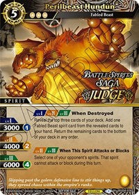 Perilbeast Hundun (Judge Pack Vol. 4) | Launch & Event Promos | Rare | Holofoil | #BSS04-036