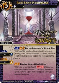 Red Sand Hourglass (Judge Pack 2024 Vol. 1) | Launch & Event Promos | Common | Holofoil | #BSS04-107