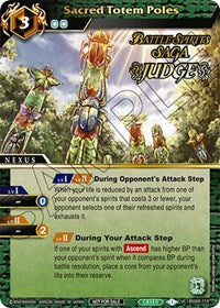 Sacred Totem Poles (Judge Pack 2024 Vol. 1) | Launch & Event Promos | Uncommon | Holofoil | #BSS04-113