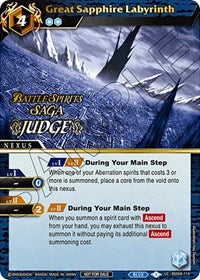 Great Sapphire Labyrinth (Judge Pack 2024 Vol. 1) | Launch & Event Promos | Uncommon | Holofoil | #BSS04-114