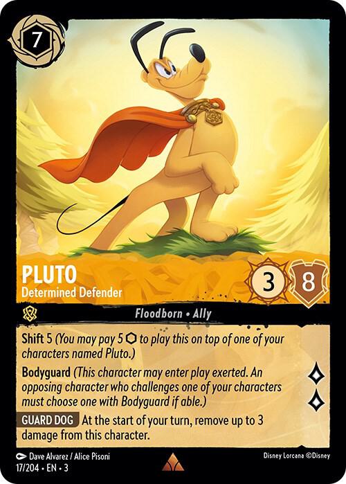 Pluto - Determined Defender 17/204 Rare