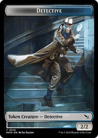 Detective // Ooze Double-Sided Token 10 // 8 T Foil