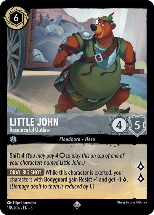 Little John - Resourceful Outlaw 178/204 Super Rare