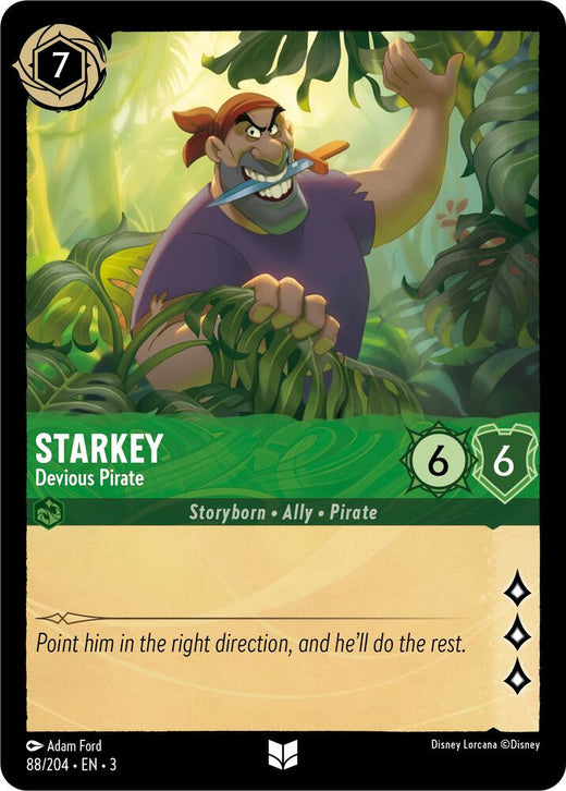 Starkey - Devious Pirate 88/204 Uncommon