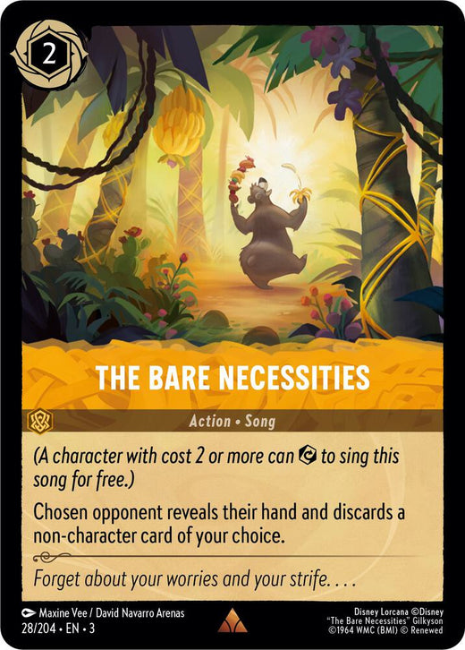 The Bare Necessities 28/204 Rare