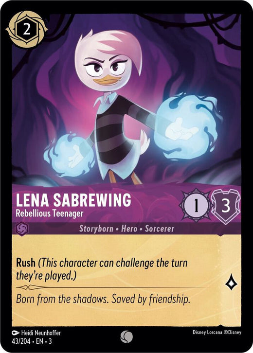 Lena Sabrewing - Rebellious Teenager 43/204 Common