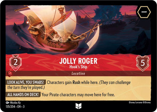 Jolly Roger - Hook's Ship 135/204 Uncommon