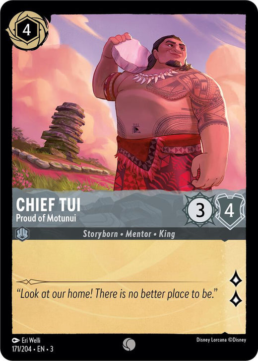 Chief Tui - Proud of Motunui 171/204 Common