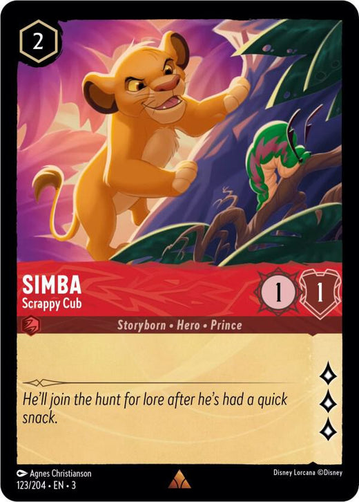 Simba - Scrappy Cub 123/204 Rare