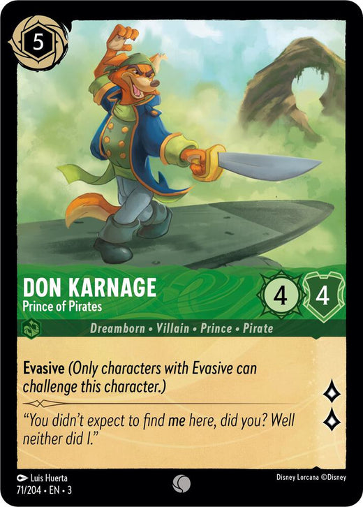Don Karnage - Prince of Pirates 71/204 Common