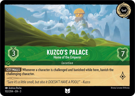 Kuzco's Palace - Home of the Emperor 102/204 Uncommon
