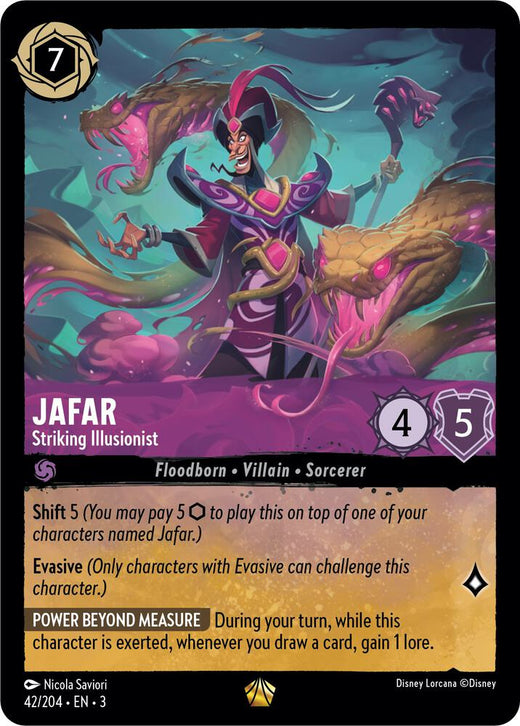 Jafar - Striking Illusionist 42/204 Legendary