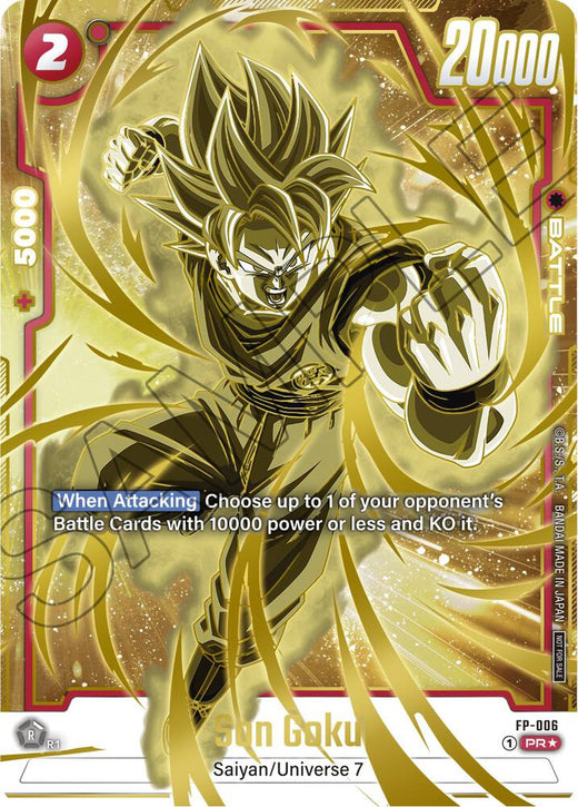 Son Goku - FP-006 (Oro) Holofoil promocional