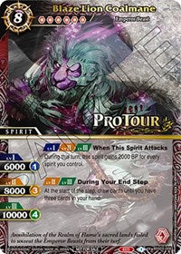 Blaze Lion Coalmane (X Rare Special Pack Vol. 3) | Battle Spirits Saga Promo Cards | X Rare | Holofoil | #BSS03-006