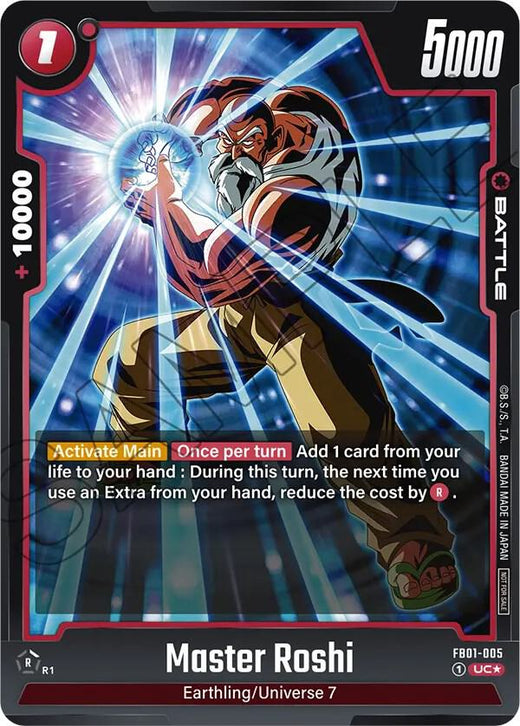Maestro Roshi (Paquete de Torneo 01) FB01-005 UC Foil