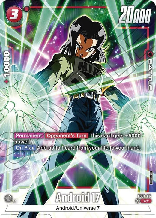Android 17 (Paquete de Torneo -Ganador- 01) FS01-06 C Foil