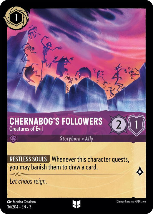Chernabog's Followers - Creatures of Evil 36/204 Uncommon