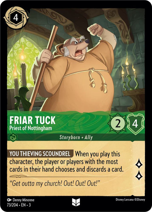 Friar Tuck - Priest of Nottingham 73/204 Uncommon