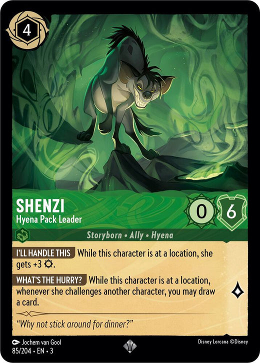 Shenzi - Hyena Pack Leader 85/204 Super Rare