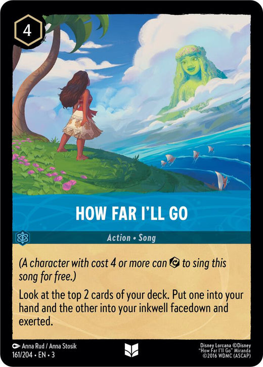 How Far I'll Go 161/204 Uncommon