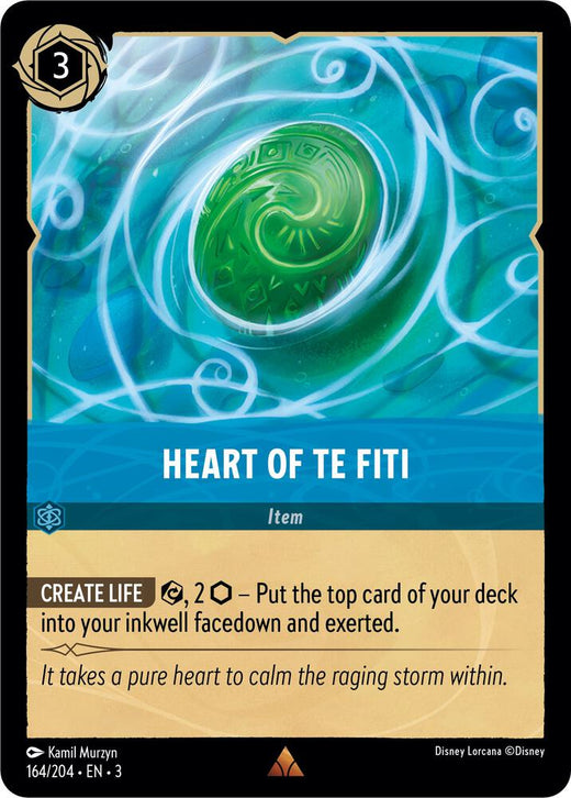 Heart of Te Fiti 164/204 Rare