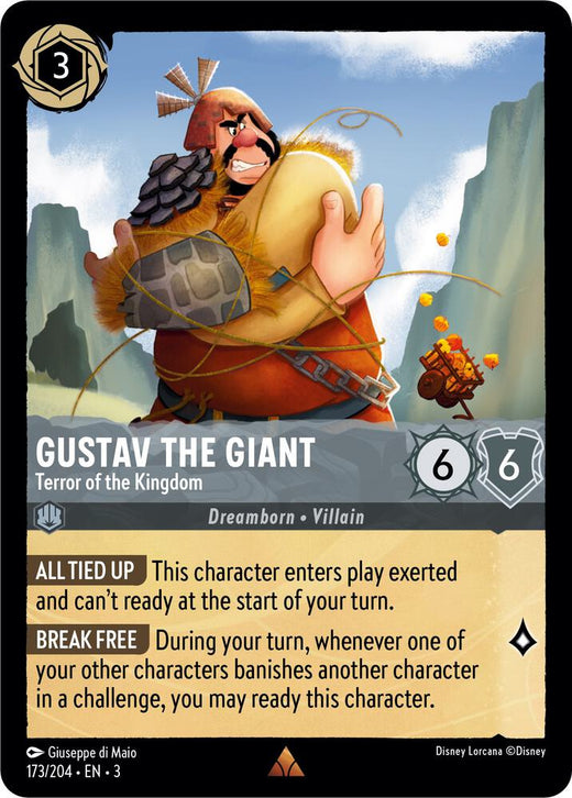 Gustav the Giant - Terror of the Kingdom 173/204 Rare
