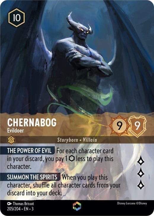 Chernabog - Evildoer (Enchanted) 205/204 Enchanted Holofoil