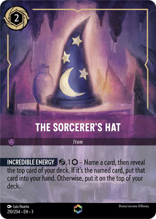 The Sorcerer's Hat (Enchanted) 210/204 Enchanted Holofoil