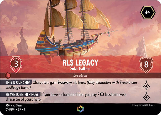 RLS Legacy - Solar Galleon (Enchanted) 216/204 Enchanted Holofoil