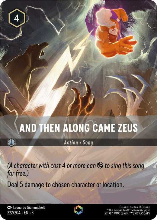 And Then Along Came Zeus (Enchanted) 222/204 Enchanted Holofoil