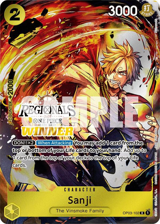 Sanji (Offline Regional 2024) [Winner] OP03-102 R