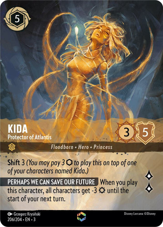 Kida - Protector of Atlantis (Enchanted) 206/204 Enchanted Holofoil