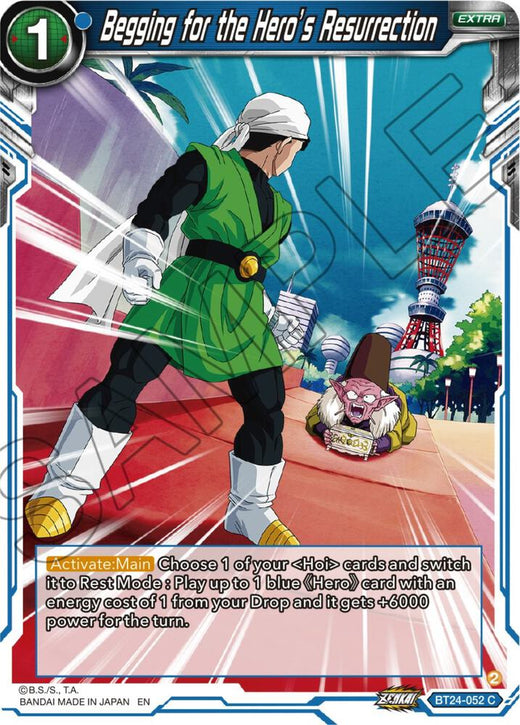 Begging for the Hero's Resurrection BT24-052 Common