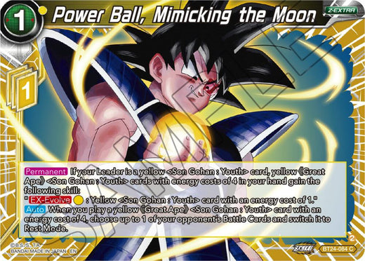 Power Ball, Mimicking the Moon BT24-084 Common