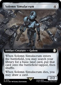 Solemn Simulacrum (Extended Art) (Surge Foil) 1014 R