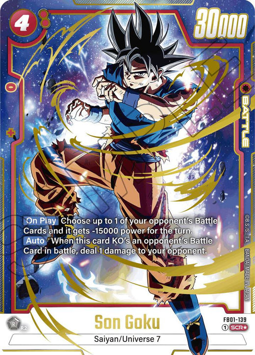 Son Goku - FB01-139 (Arte Alternativo) Secreta Rara Holofoil