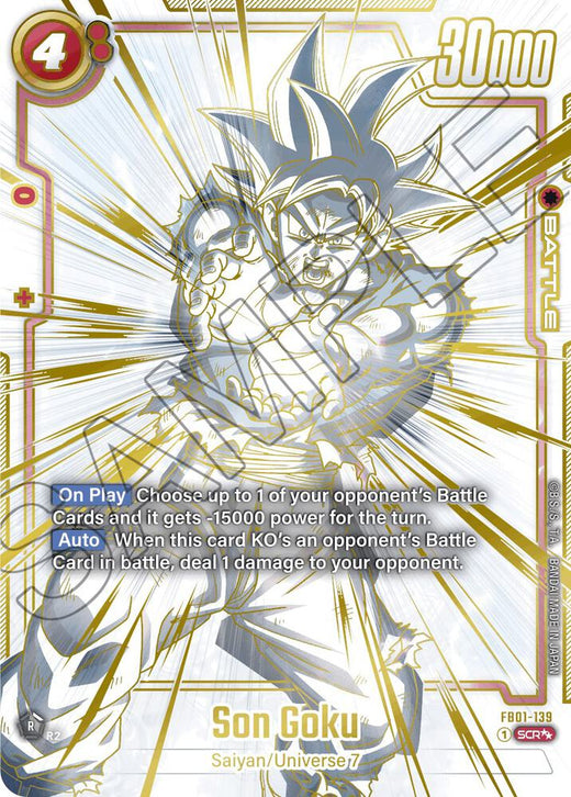 Son Goku - FB01-139 (Arte Alternativo Súper) Secreto Raro Holofoil