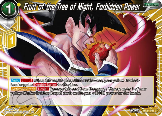 Fruit of the Tree of Might, Forbidden Power BT24-085 Common