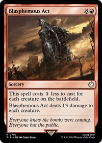 Blasphemous Act (Surge Foil) 716 R