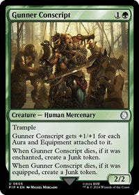 Gunner Conscript (Surge Foil) 605 U