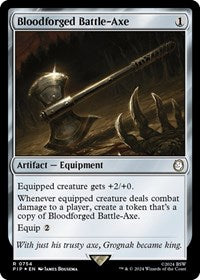 Bloodforged Battle-Axe (Surge Foil) 754 R
