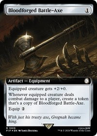 Bloodforged Battle-Axe (Extended Art) (Surge Foil) 1009 R