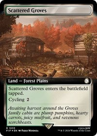 Scattered Groves (Extended Art) (Surge Foil) 1033 R