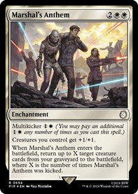 Marshal's Anthem (Surge Foil) 694 R
