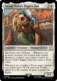 Sierra, Nuka's Biggest Fan 25 R